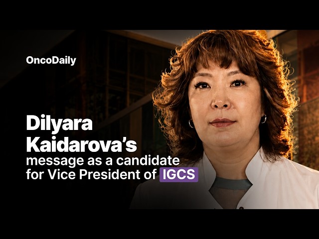 Dilyara Kaidarova’s message as a candidate for Vice President of IGCS