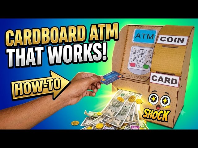 How to make DIY ATM machine #diyproject #atmproject #virel #atm 