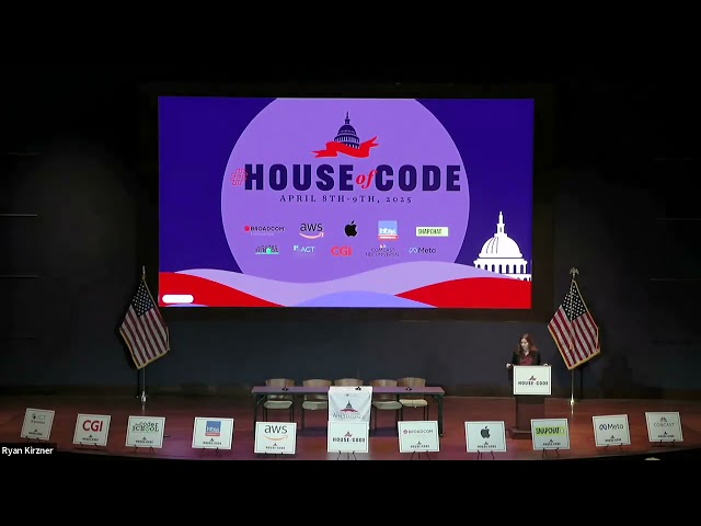 Dr. Sherry Marcus Speaks to Congressional App Challenge Winners at #HouseOfCode 2025
