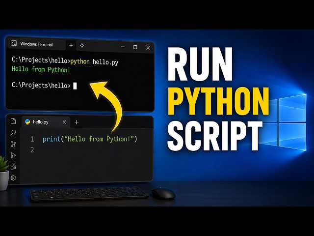 How to Run a Python Script on Windows