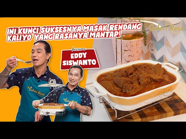 EDDY SISWANTO | INI KUNCI SUKSESNYA, MASAK RENDANG KALIYO YANG RASANYA MANTAP ~ RENDANG KALIO