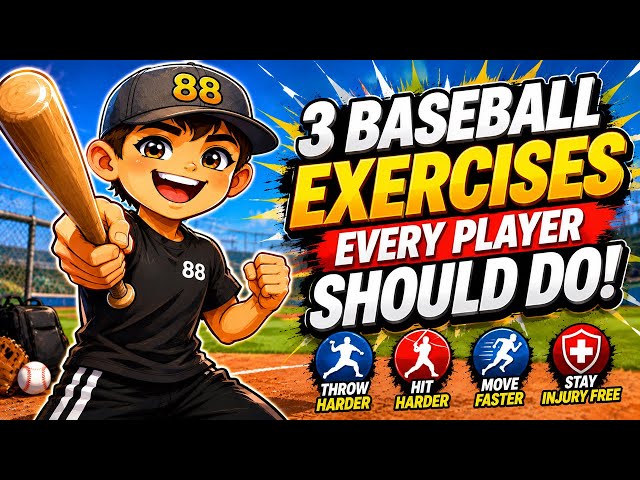 3 Exercises Every Baseball Player / athlete Should Do ⚾