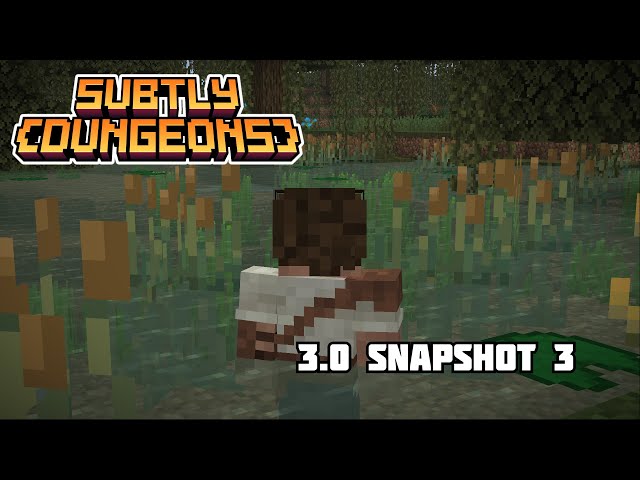 Subtly Dungeons v3.0 Update Progress [Minecraft Mod Demo]