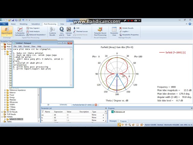 HOW TO PLOT CST MICROWAVE DATA TO SIGMAPLOT PART 1