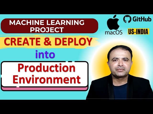 Create & Upload ML Project to GitHub and Deploy to Production on Mac | #MachineLearning #GitHub