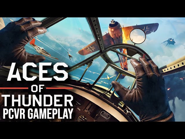 Is This The ULTIMATE VR Combat Flight Sim? // Aces of Thunder PCVR Gameplay