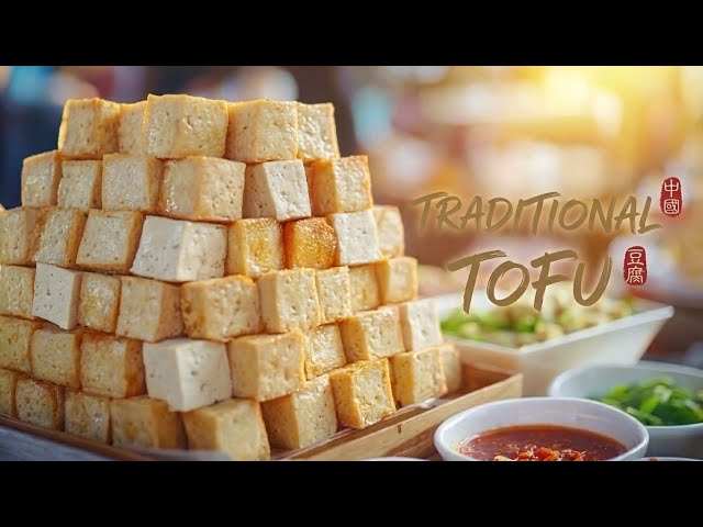 How Chinese Tofu is Made in a Modern Factory | Satisfying Process(Pure ASMR)