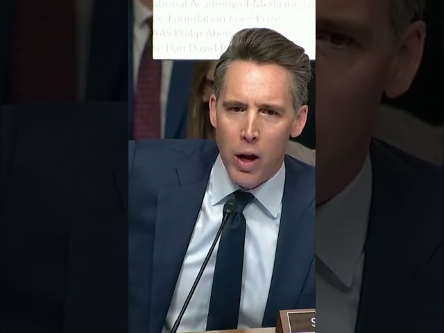 'Narcissist & megalomaniac': Senator Hawley humiliates Anthony Fauci during Senate hearing