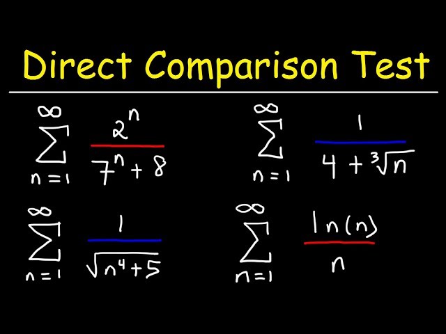 Direct Comparison Test - Calculus 2