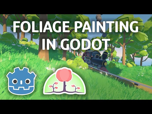 Spatial Gardener Plugin - Foliage Painting in Godot