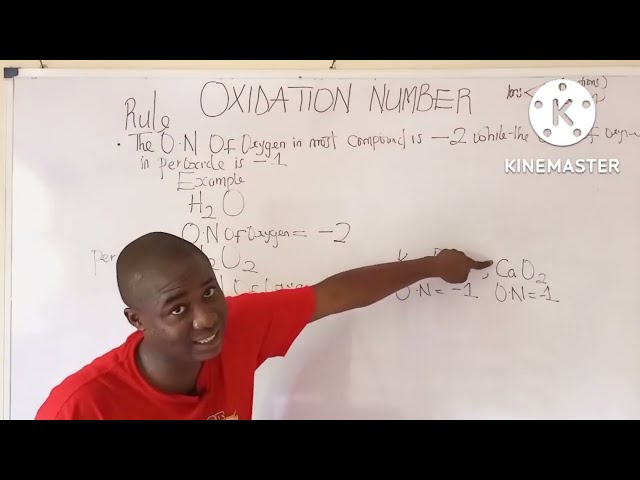 JAMB Tutorial How To Calculate Oxidation Numbers Class