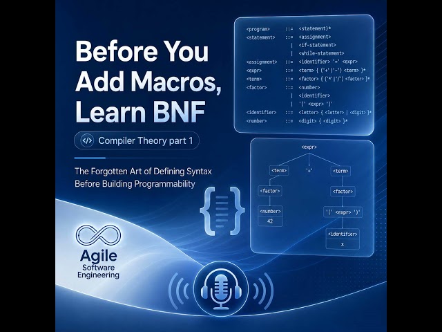Before You Add Macros, Learn BNF (Compiler Theory part 1)