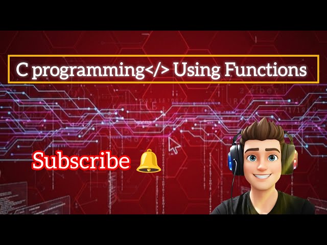 C programming using functions #coding #cprogramminglanguage #beginnercoder