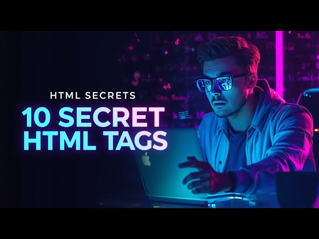 “Top 10 Secret HTML Tags Nobody Told You 😳🔥” #coding #htmltags #secrets #developer #viralvideo