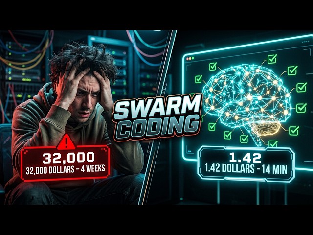 I Built a 24/7 Autonomous AI Software Swarm ($1.42 vs $32,000 Agency)