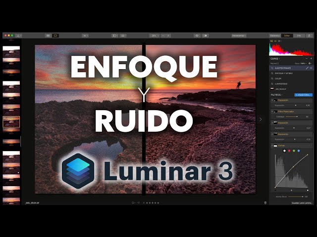 ENFOQUE y REDUCCIÓN DE RUIDO en Luminar 3
