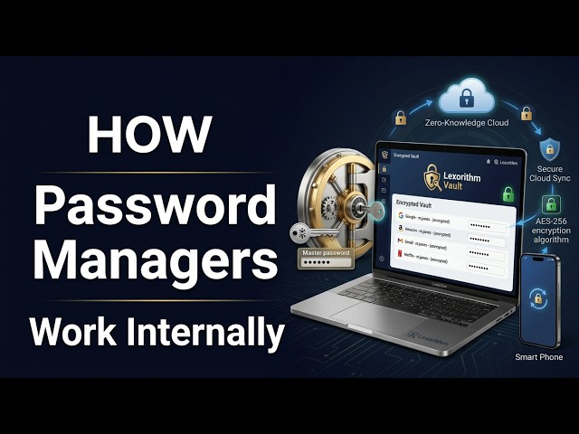 How Password Managers Actually Work | Encryption, Vaults & Zero-Knowledge Explained