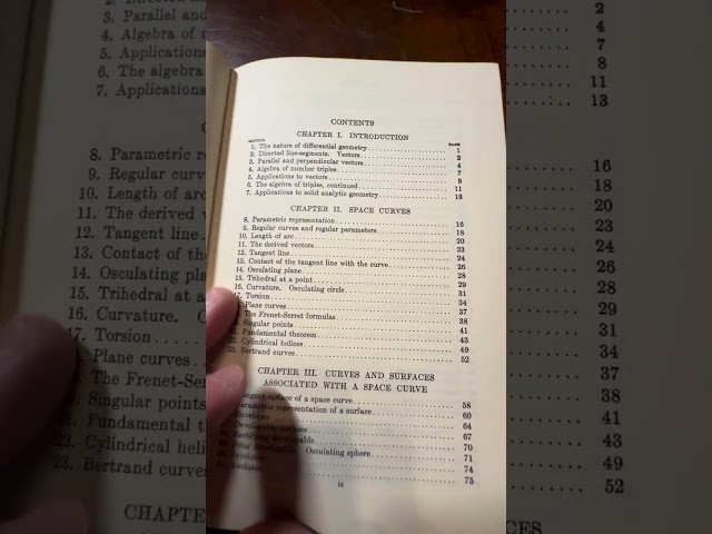 Differential Geometry 1935 #math #book