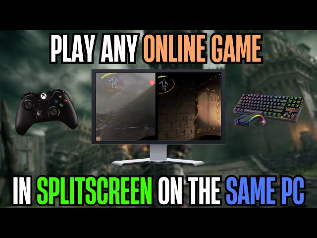 PLAY ANY ONLINE GAME in Split Screen on ONE PC!