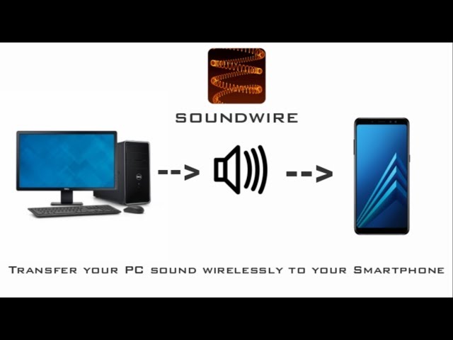 Soundwire | How to transmit sound wireless from your Computer/laptop to your smartphone
