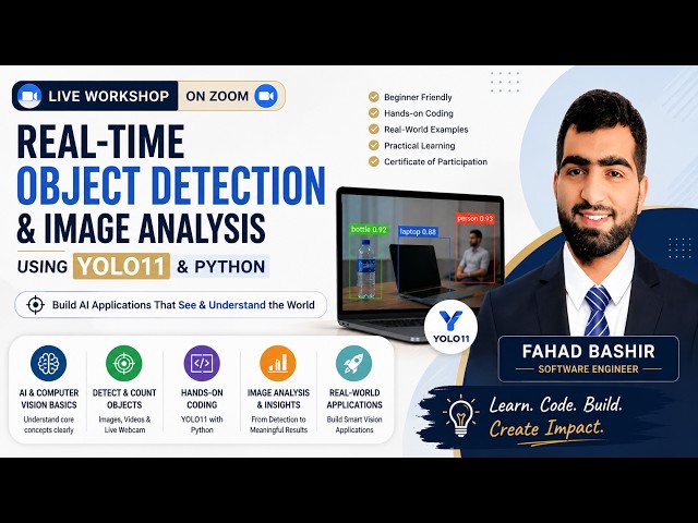 Real Time Object Detection and Image Analysis using YOLO by M Fahad Bashir - Live Workshop