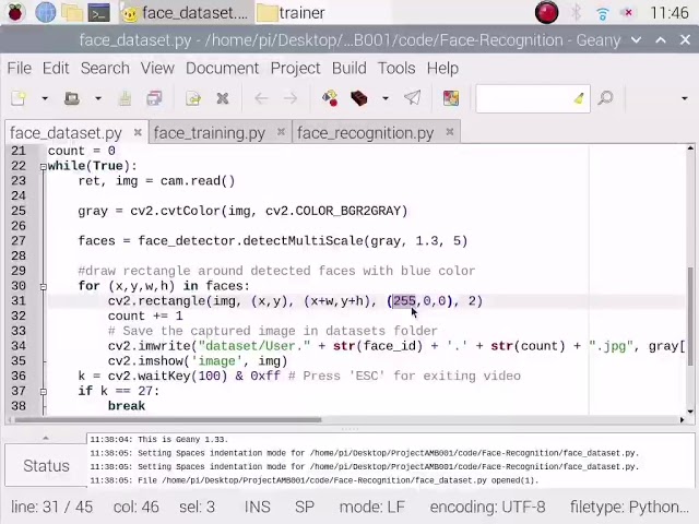 Face Recognition using OpenCV, Python & Raspberry Pi 4