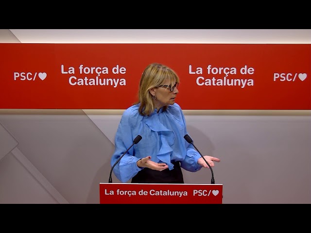 🔴 DIRECTE: Roda de premsa PSC 14/09/2026