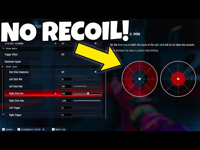 SECRET TO NO RECOIL? In Depth DEADZONE Guide BLACK OPS 7! (Best Controller Settings) COD BO7