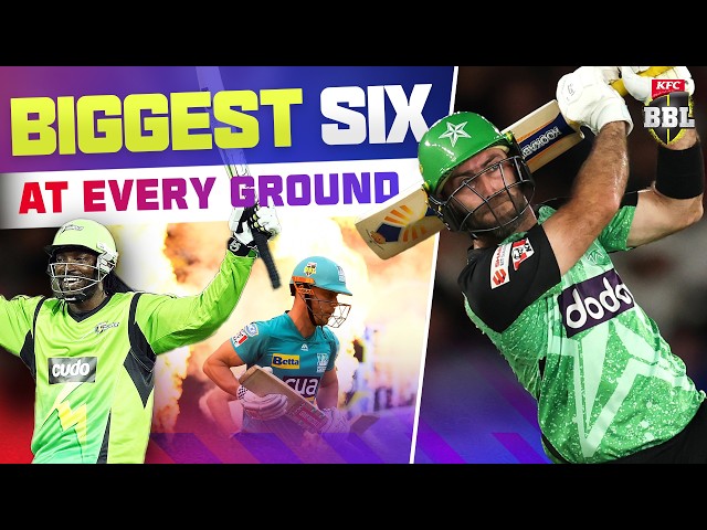 OUT OF THE GROUND! 💥 The Biggest Sixes At All 21 BBL Venues