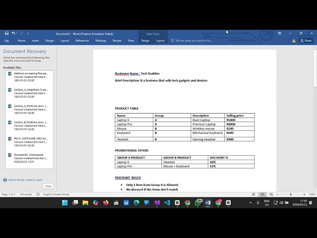 NCV LEVEL 3 PRINCIPLES OF COMPUTER PRORAMMING PAT 1 Part 1: Understanding the Assignment & Planning