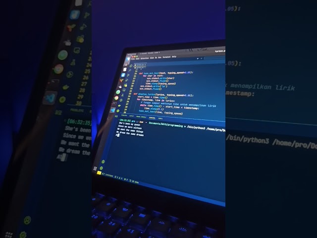 Lyrics - Steal My Girl. Made with python ❤️#coding  #python  #informatika  #programming  #lyrics