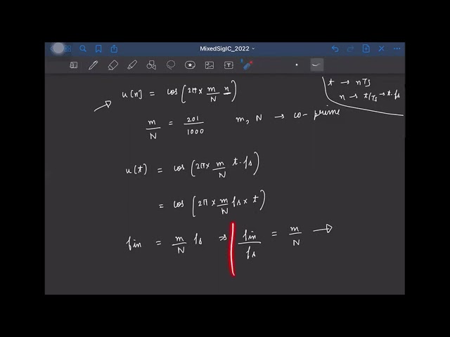 Lecture 5: Measuring SQNR (part 2); Basics of discrete Fourier transform (DFT)