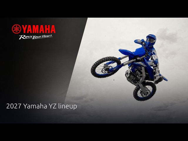 2027 Yamaha YZ lineup