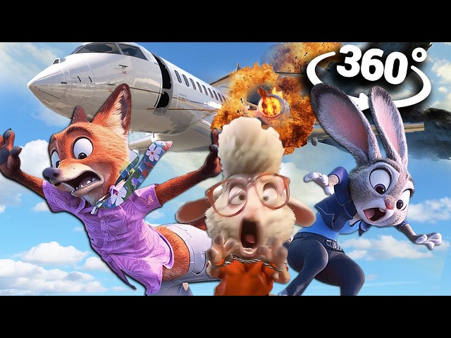 Zootopia 2 PLANE CRASH 360° VR