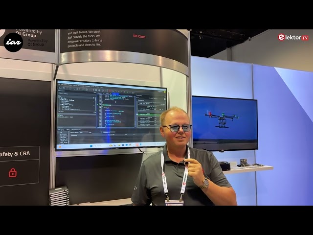 Shawn Prestridge, IAR by Qt Group, demonstrates the new IAR Embedded Workbench Cross-Platform IDE