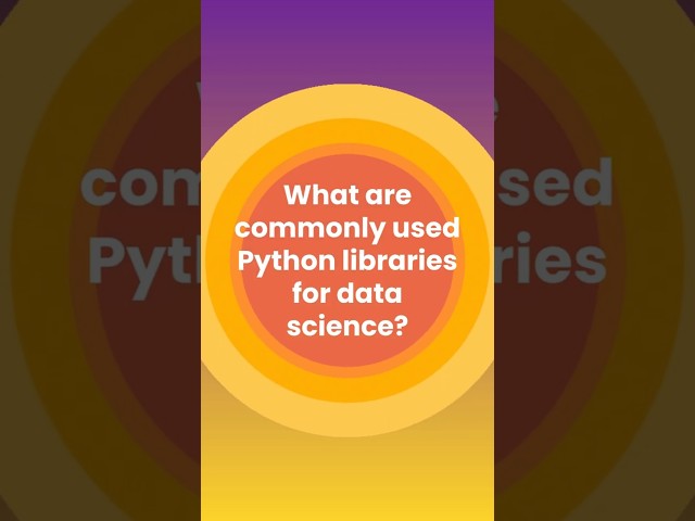 Must-Know Python Libraries for Data Science 🤯#shorts #pyhton #learnpython #pythonforbeginners #exam