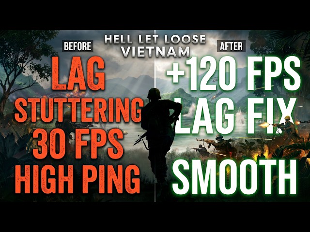 Hell Let Loose Vietnam - BEST Settings to FIX Lag, Stutter & BOOST FPS 📈 (Ultimate 2026 Guide)
