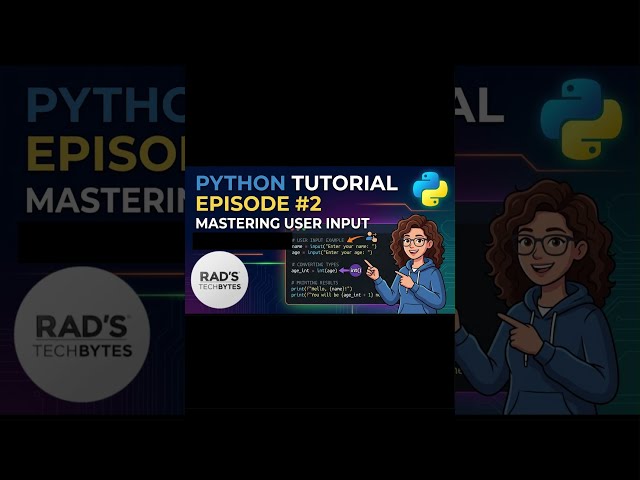 Python tutorial episode #2 shorts