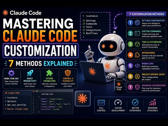 Mastering Claude Code Customization | 7 Methods Explained