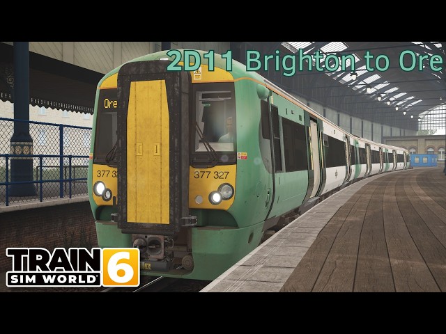 2D11 Brighton to Ore - East Coastway - Class 377 - Train Sim World 6
