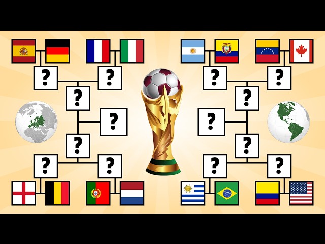 Countries Marble Football | Europe vs Americas