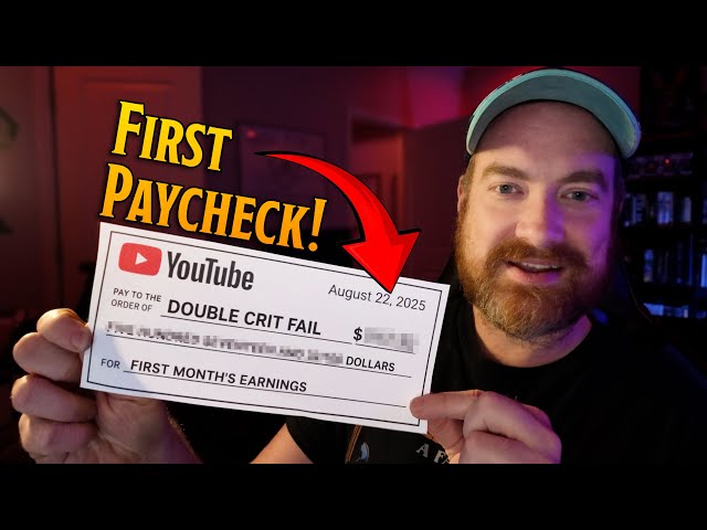 How Much Youtube Paid Me My First Month Monetized (as a d&d youtuber)
