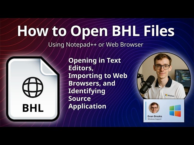 How to Open BHL Files (Brookhaven Web Hyperlink)