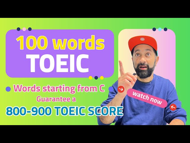 TOEIC WORDS C