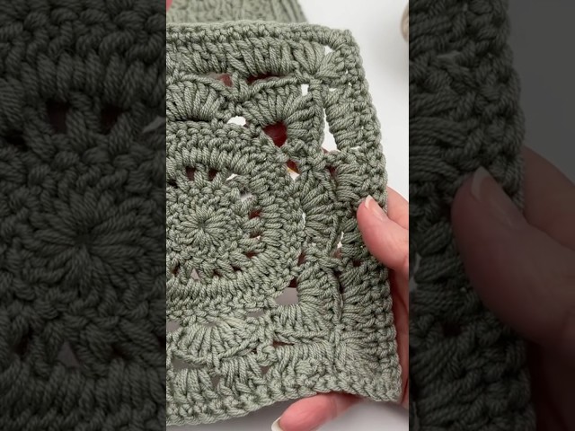 The Only Crochet Square You’ll Ever Need: Willow Granny Square Tutorial. #crochet #grannysquare