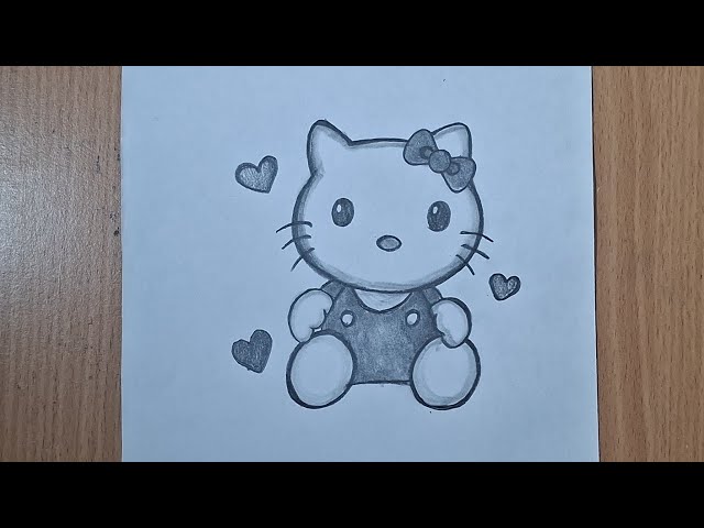 How to Draw Hello Kitty Easy | Step-by-Step Pencil Drawing Tutorial for Beginners
