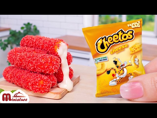 🧀 Homemade Mini Delicious Mac n’ Cheetos Recipe | ASMR Cooking Mini Food