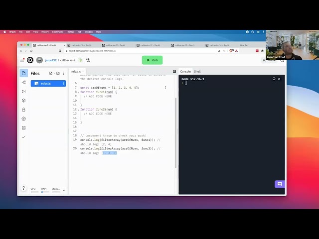 Node, npm, and Higher-Order Functions — Live Coding Session | Masterschool