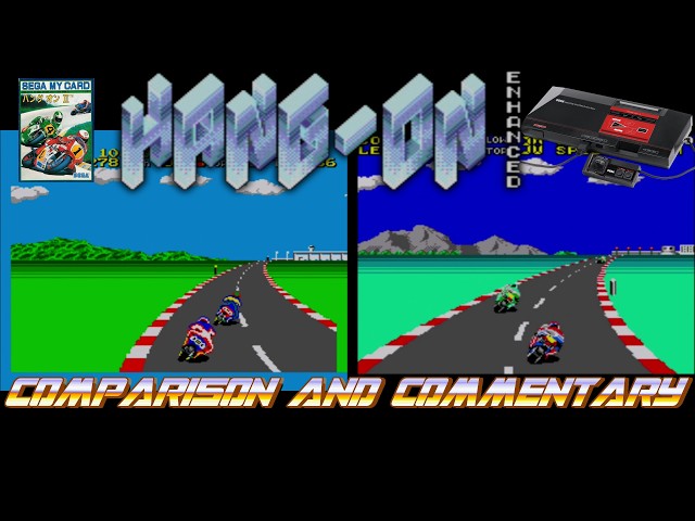 Hang On Enhanced Mod for Sega Master System - Comparison and commentary