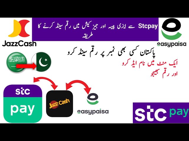 STCPAY sy easypaisa or jazz cash ma  money send | Stcpay to Pakistan | Stcpay international transfer